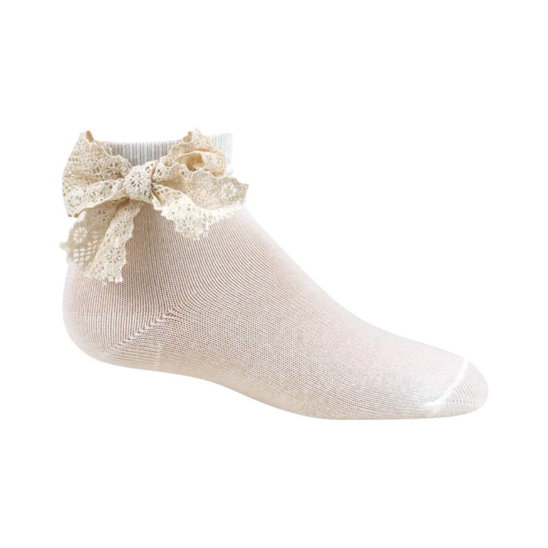 Zubii Lace Bow Anklets - 1009