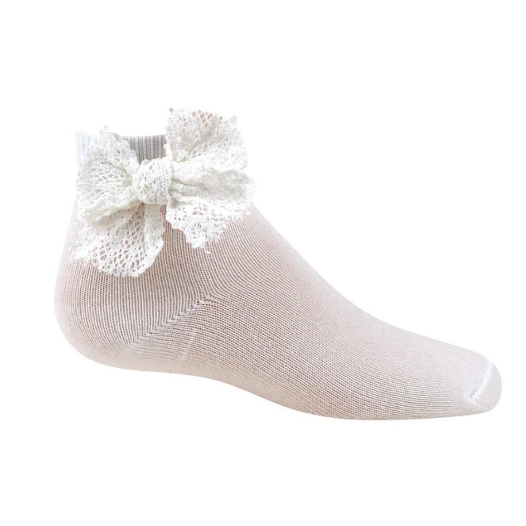 Zubii Lace Bow Anklets - 1009