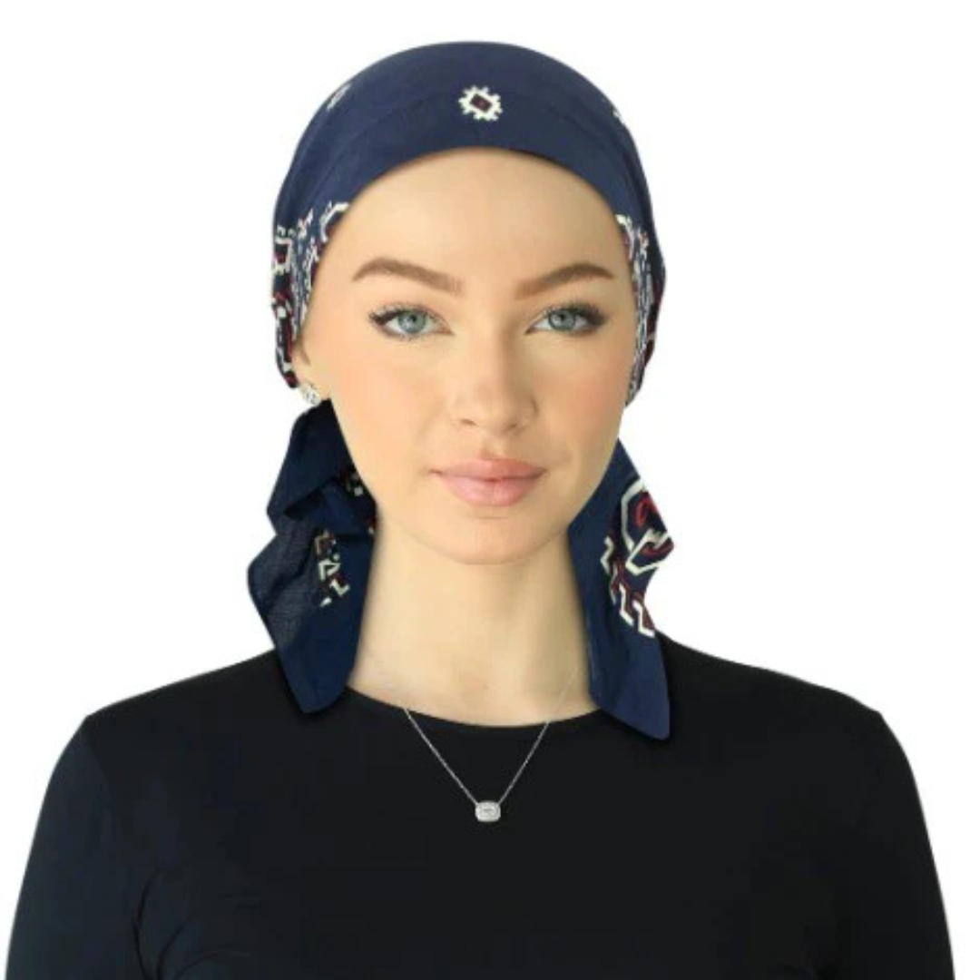 Cherie Pre-Tied Bandana Designed Headscarves - HB-168