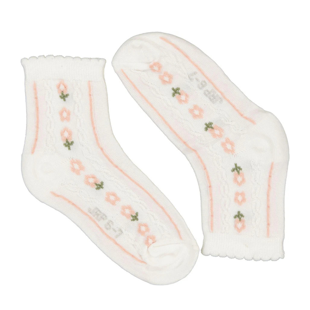 Jrp Vintage Roses Midcalf Socks - Old_jrp-441