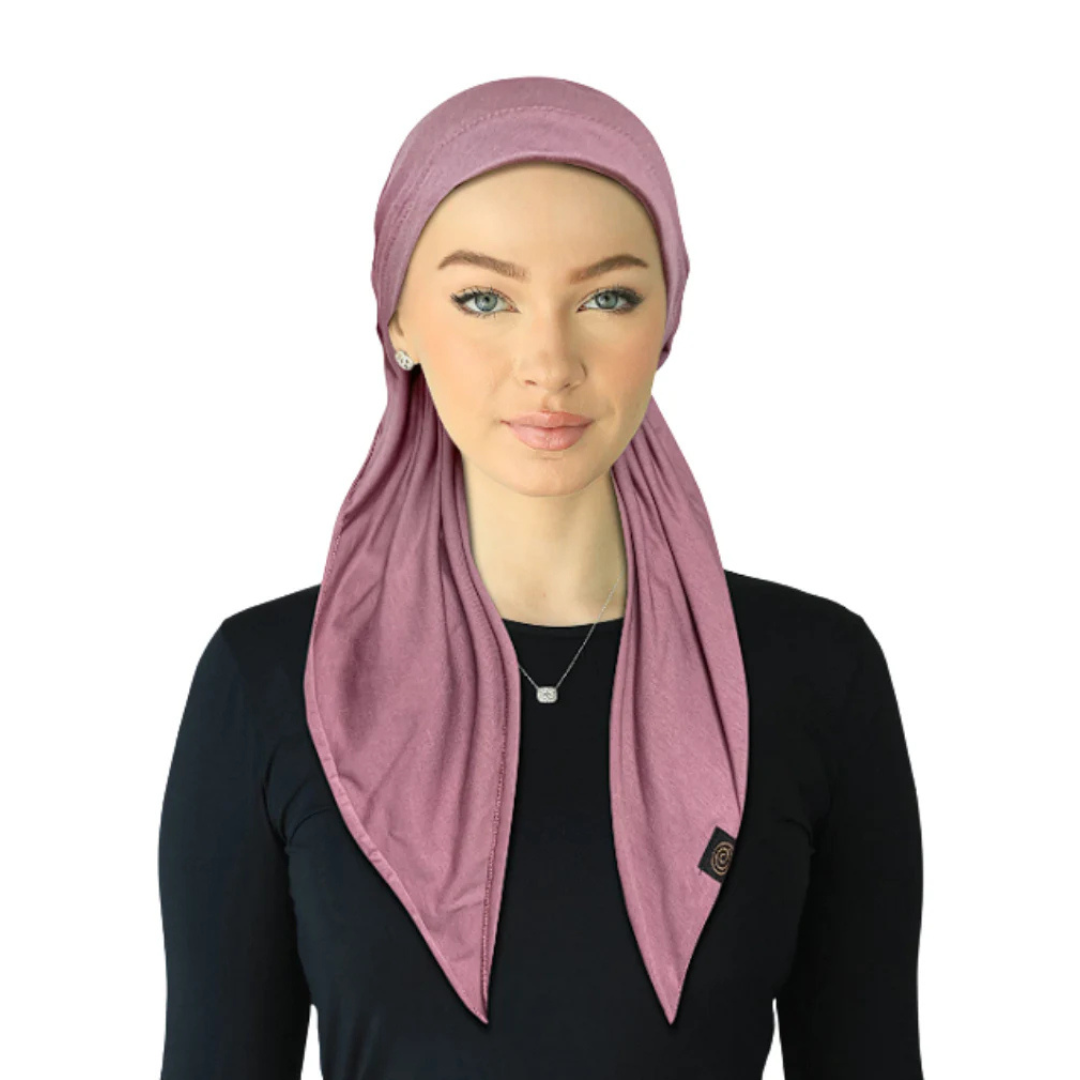 Cherie Adjustable Ties-Cotton Comfort Headscarves - HA-COTTON COMFORT