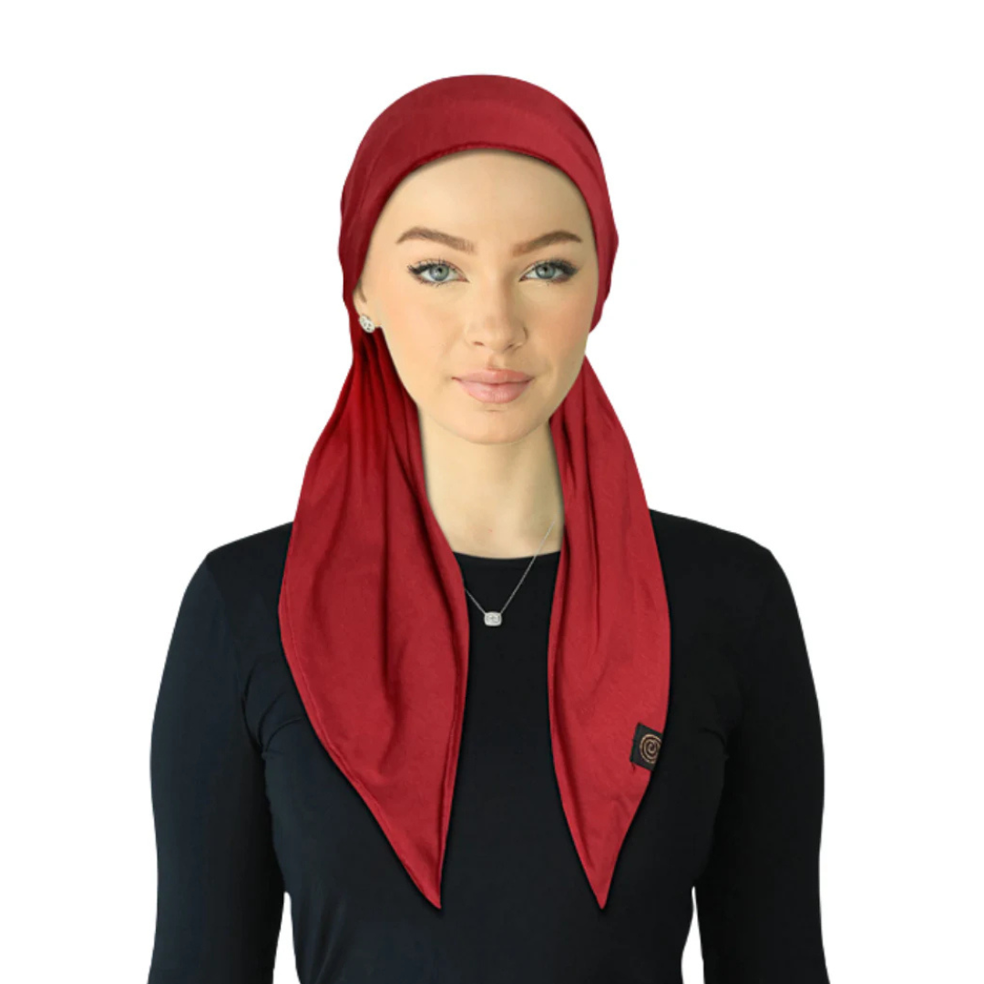 Cherie Adjustable Ties-Cotton Comfort Headscarves - HA-COTTON COMFORT