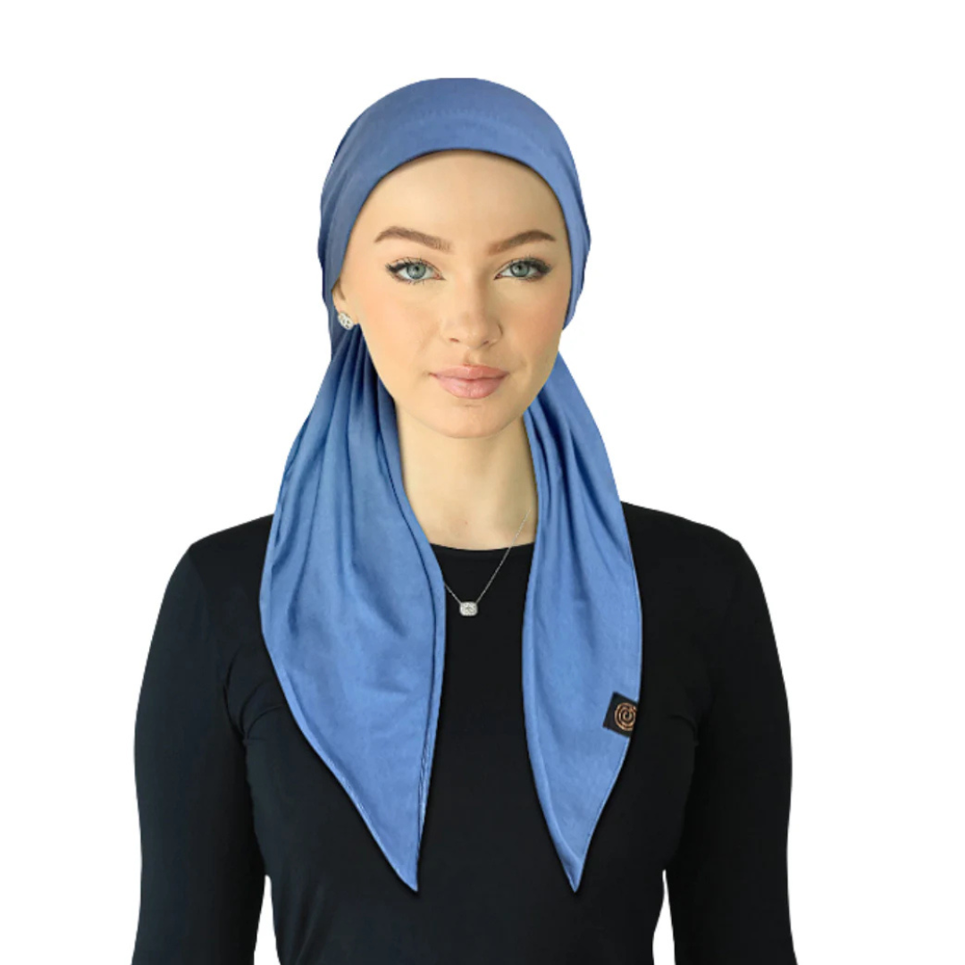 Cherie Adjustable Ties-Cotton Comfort Headscarves - HA-COTTON COMFORT