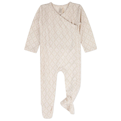 MiniMoi Harlequin Heart All Over Print Footie Set - IAB10427-Set