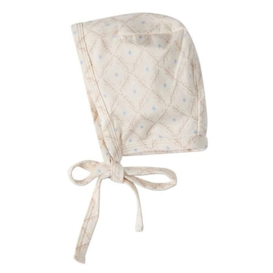 MiniMoi Harlequin Diamond All Over Print Bonnet - ICT10430
