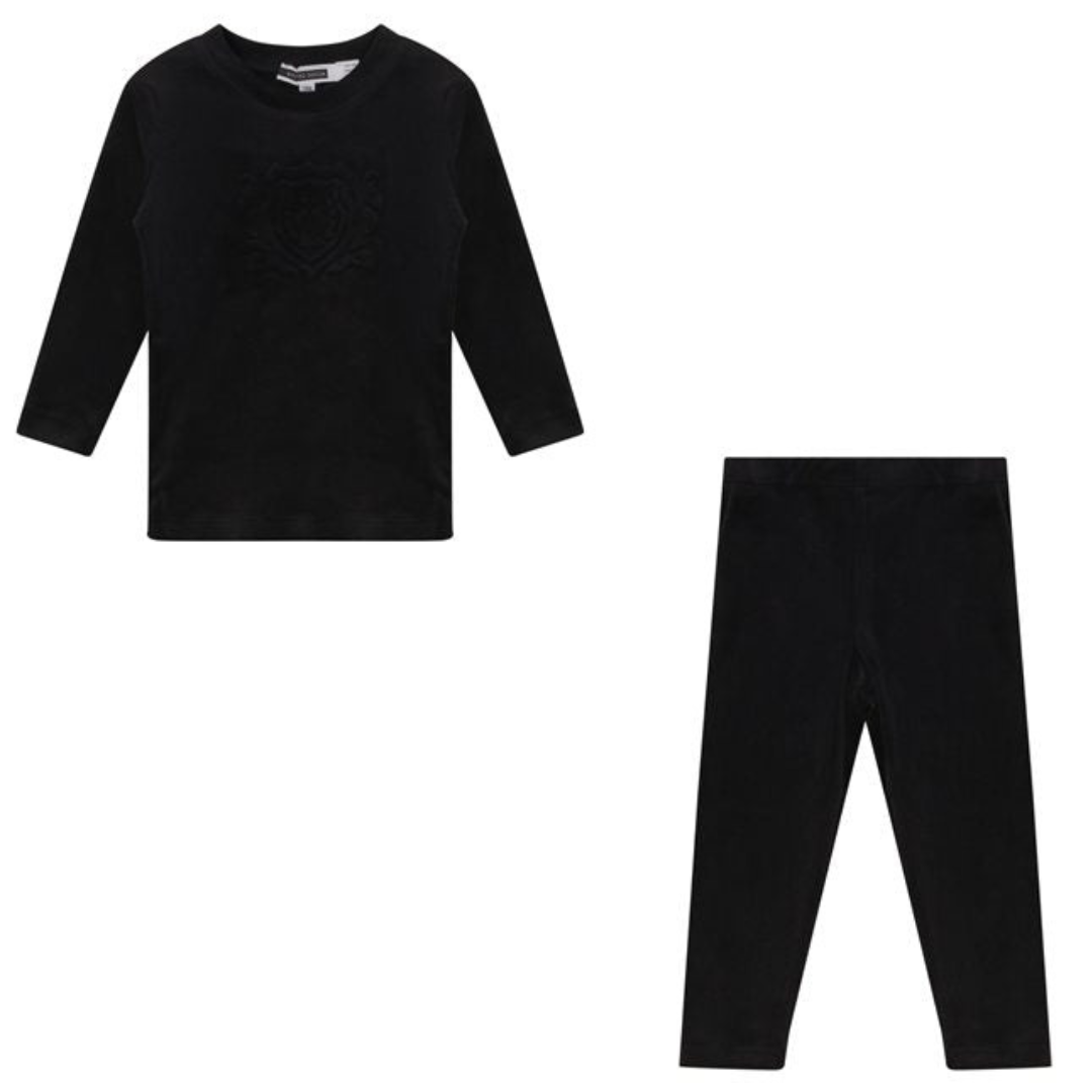Whipped Cocoa Boys Velour Embroidey 2 Pc - WB6CY3049EB