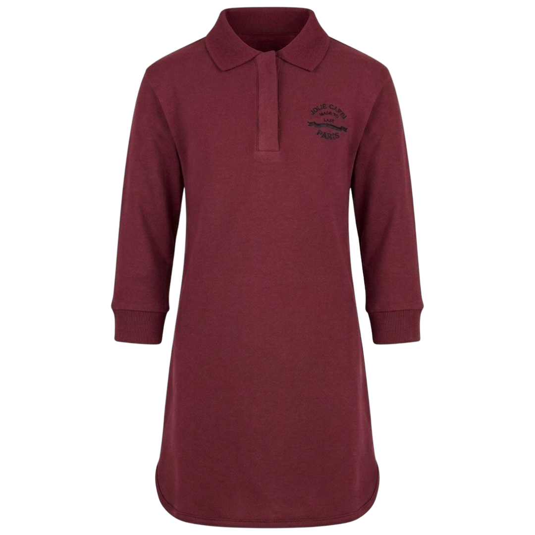 Jolie Capri Girls French Fleece Spandex Dress - WB6CY3063D