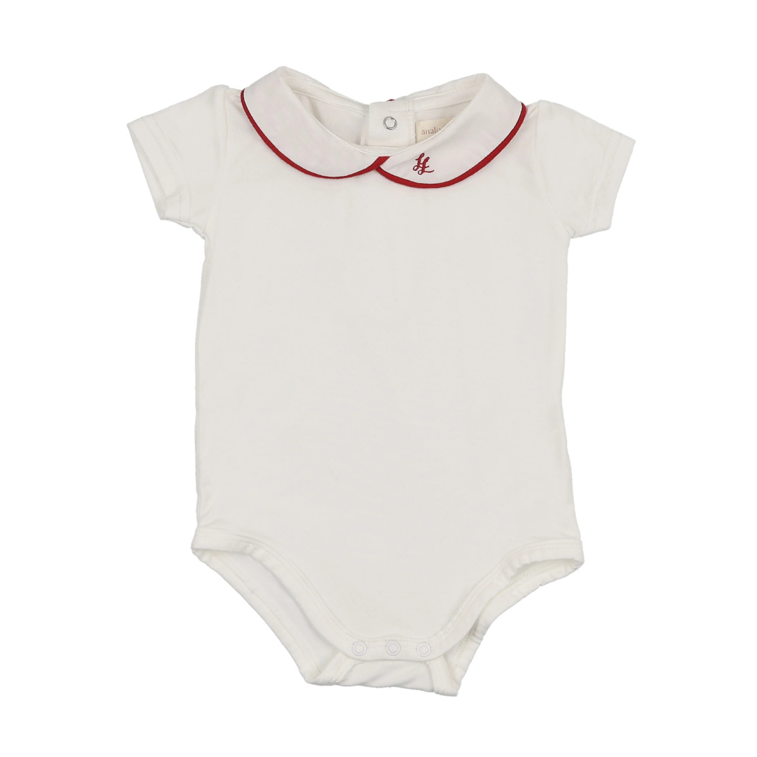 Analogie Peter Pan Onesie With Piping - PPOP-SS26