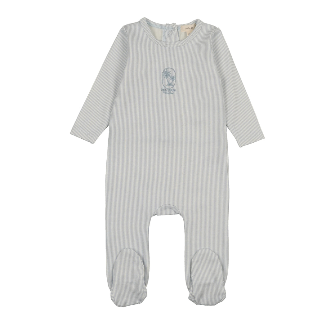 Lil Legs Sailor Stripe Footie - SSFST-SS26