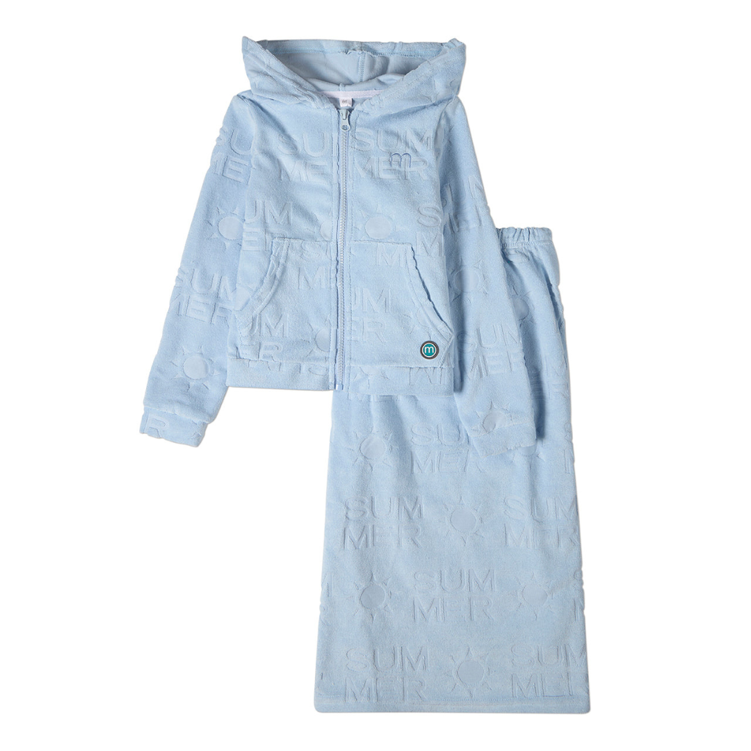 Memoi Summer Burnout 2pc Terry Robe Set - MXR10456