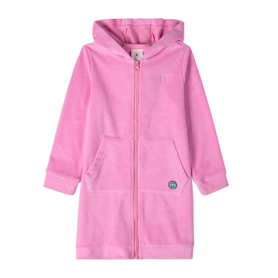 Memoi Swimmers Club Kids Full Zip Terry Robe - MXR10446