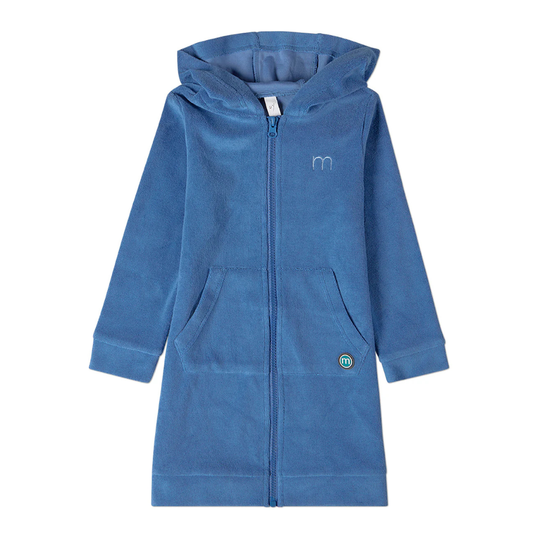 Memoi Swimmers Club Kids Full Zip Terry Robe - MXR10446
