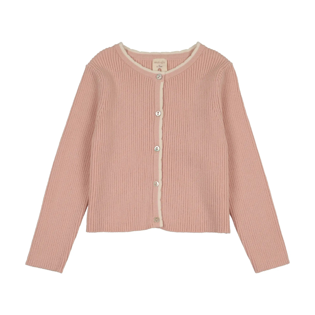 Analogie Scallop Rib Cardigan - SSRC-SS26