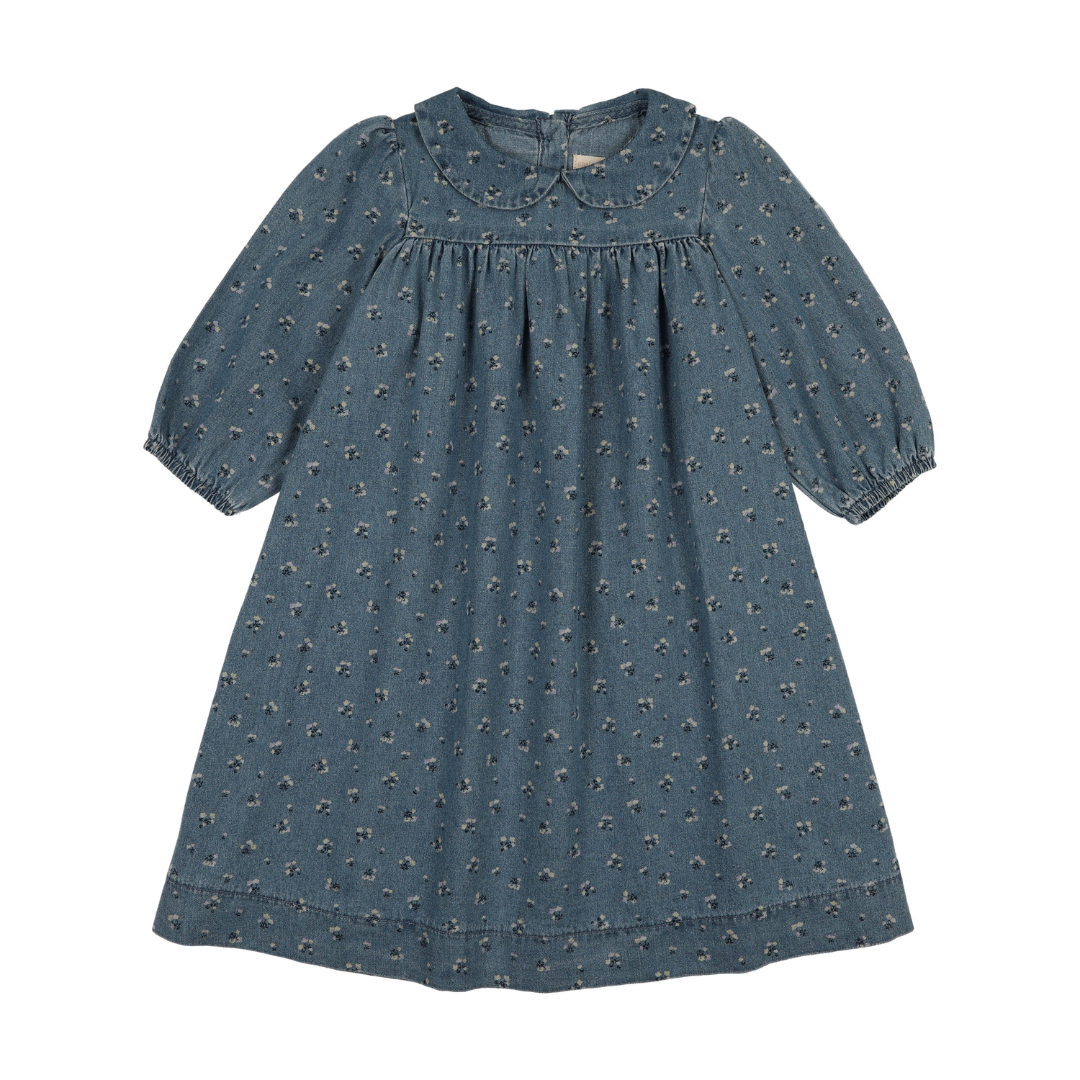 Analogie Dainty Denim Dress 3/4 Sleeves - DDDQ-SS26