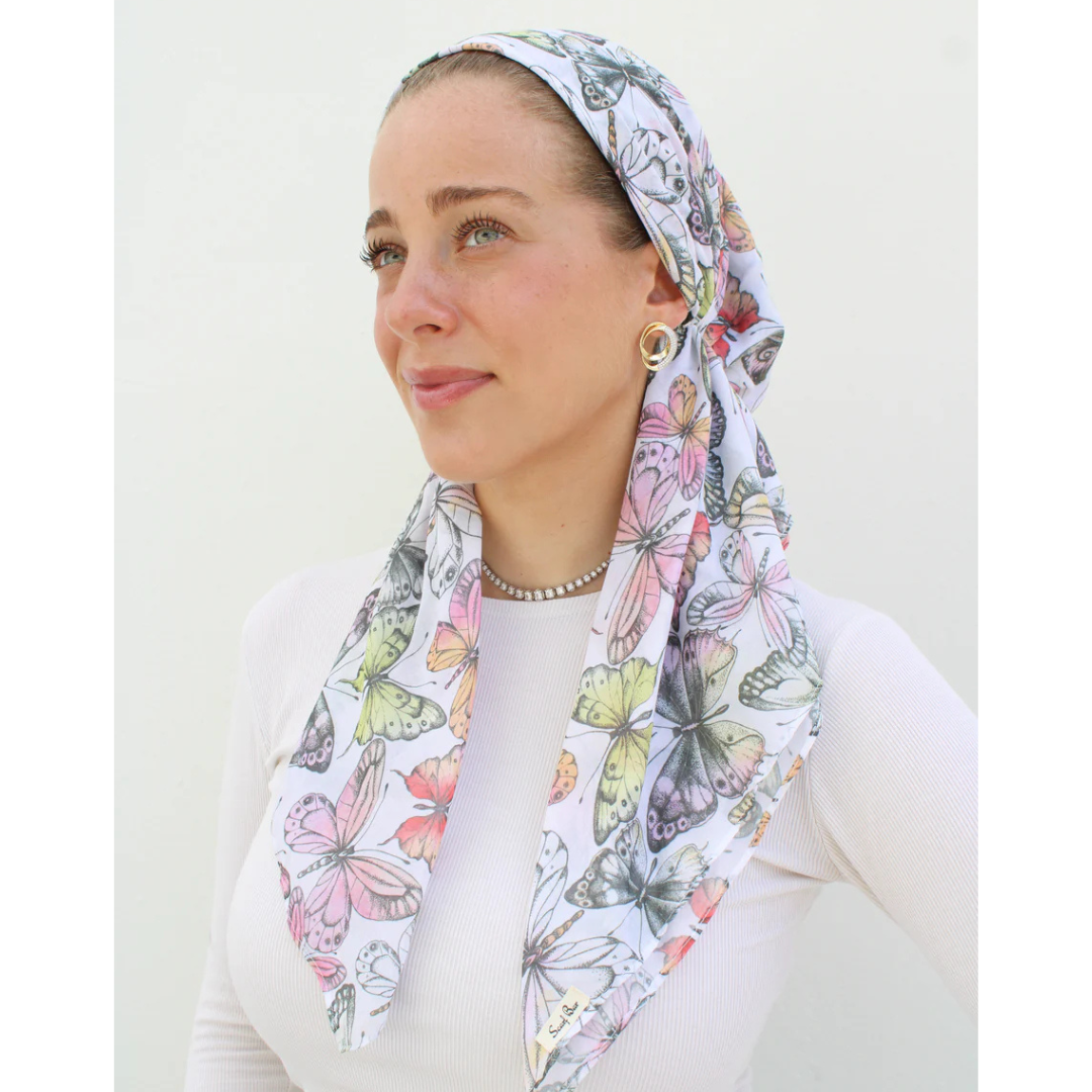 The Scarf Bar Short Classic Pretied Headscarf - TSB-29-SS26
