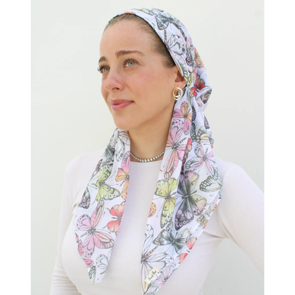 The Scarf Bar Short Classic Pretied Headscarf - TSB-29-SS26