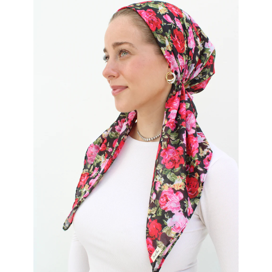 The Scarf Bar Short Classic Pretied Headscarf - TSB-29-SS26