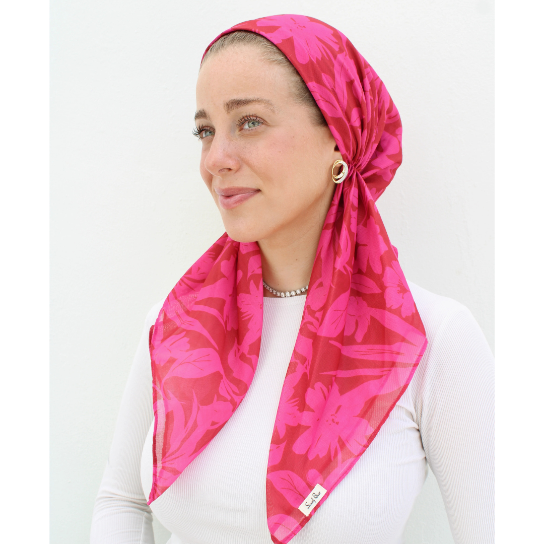 The Scarf Bar Short Classic Pretied Headscarf - TSB-29-SS26