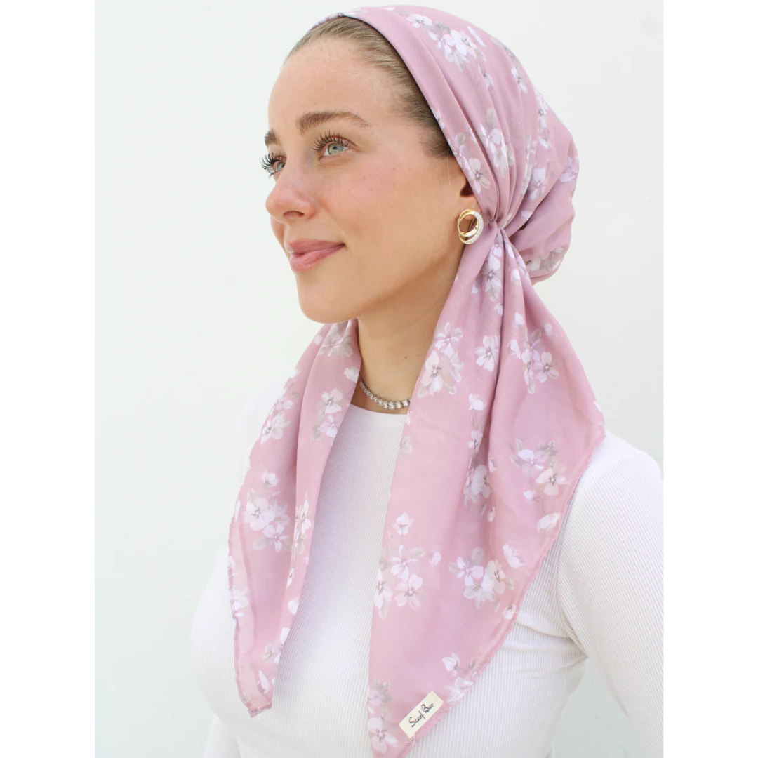 The Scarf Bar Short Classic Pretied Headscarf - TSB-29-SS26