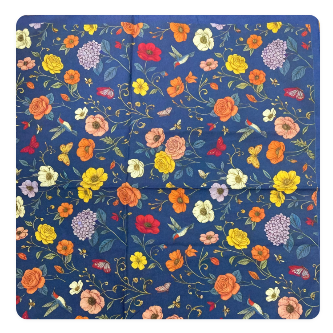 Cherie Pre-Tied Headscarves Bandana Designed - Short Ties - HB-171
