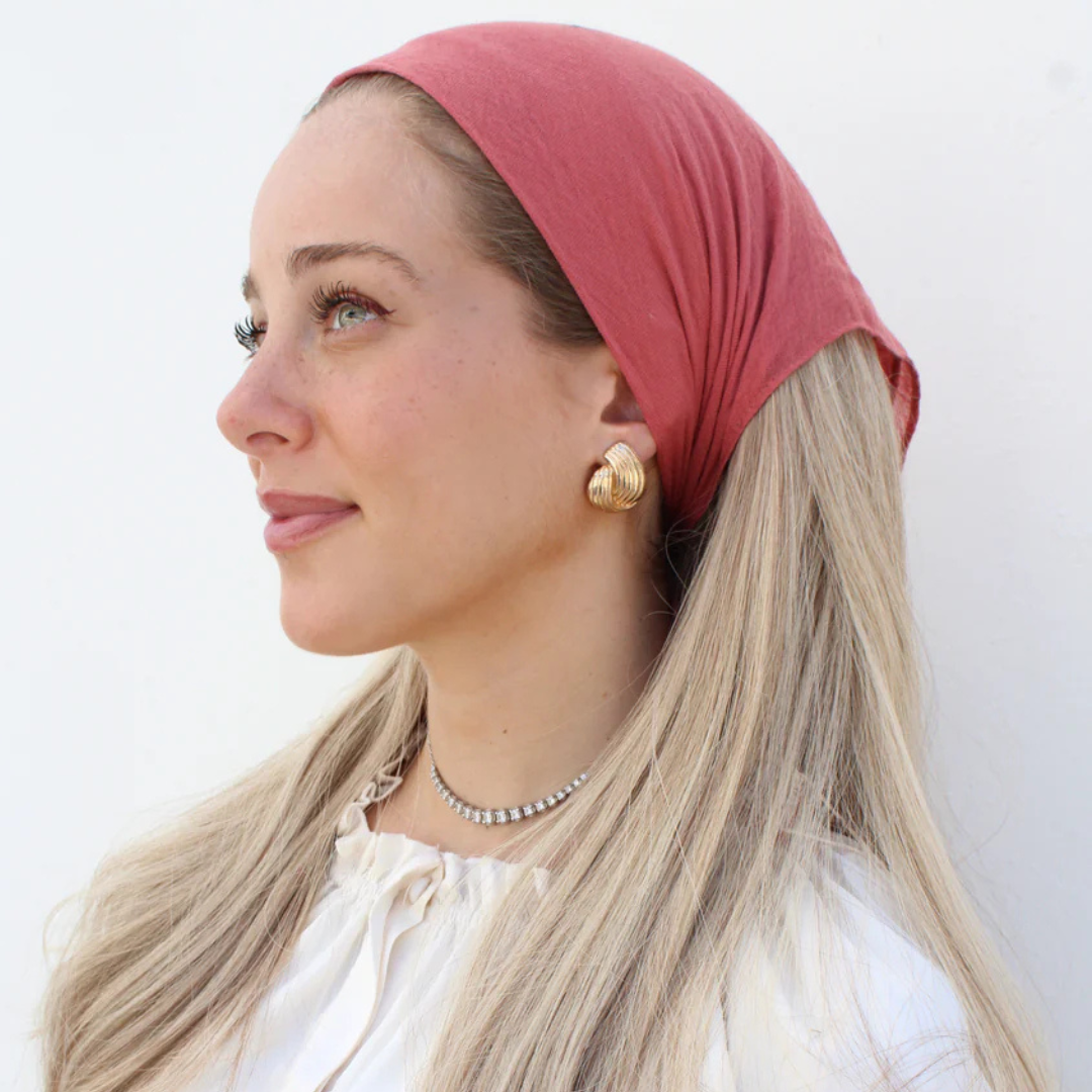 The Scarf Bar Solid Wrinkle Headscarf - TSB-62-SS26