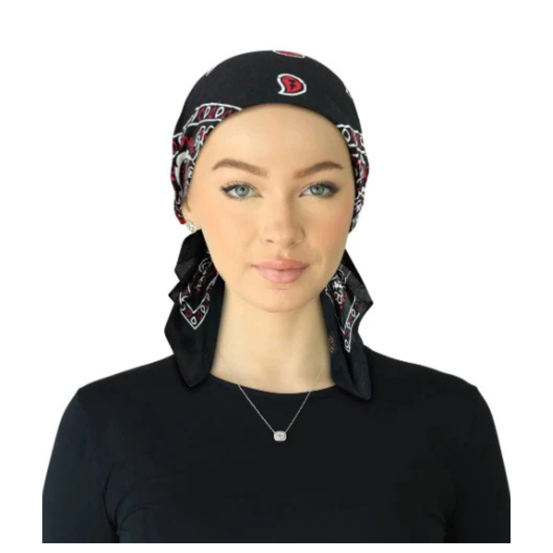 Cherie Pre-Tied Bandana Designed Headscarves - HB-168