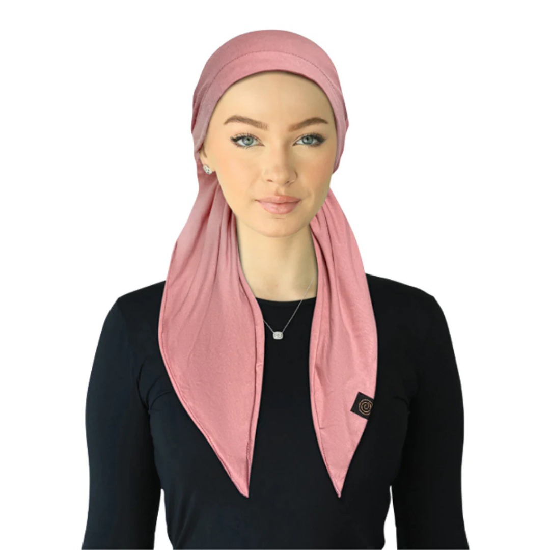 Cherie Adjustable Ties-Cotton Comfort Headscarves - HA-COTTON COMFORT