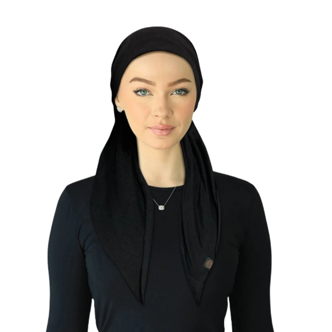 Cherie Adjustable Ties-Cotton Comfort Headscarves - HA-COTTON COMFORT