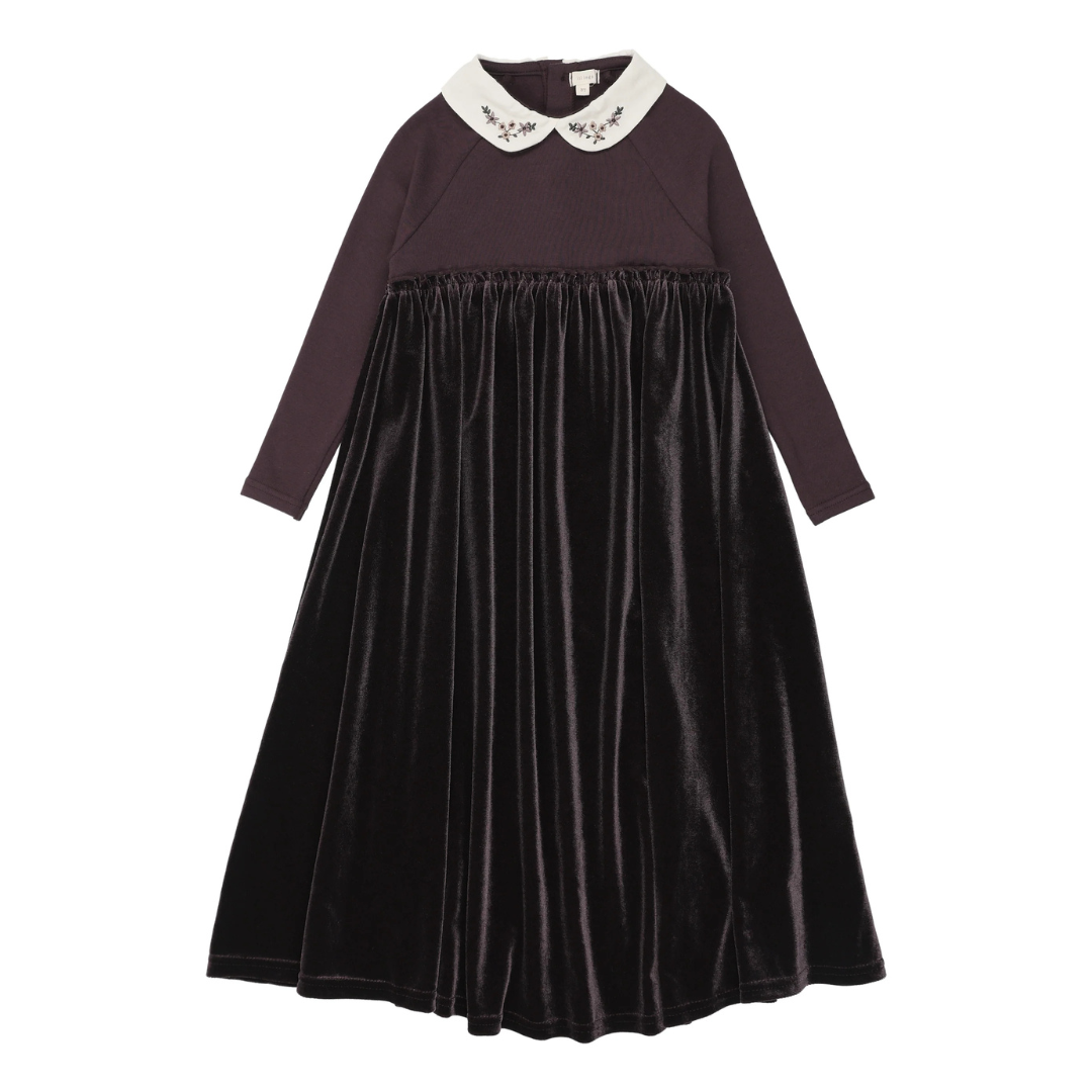 Lil Legs Embroidered Collar Maxi - AF26D209