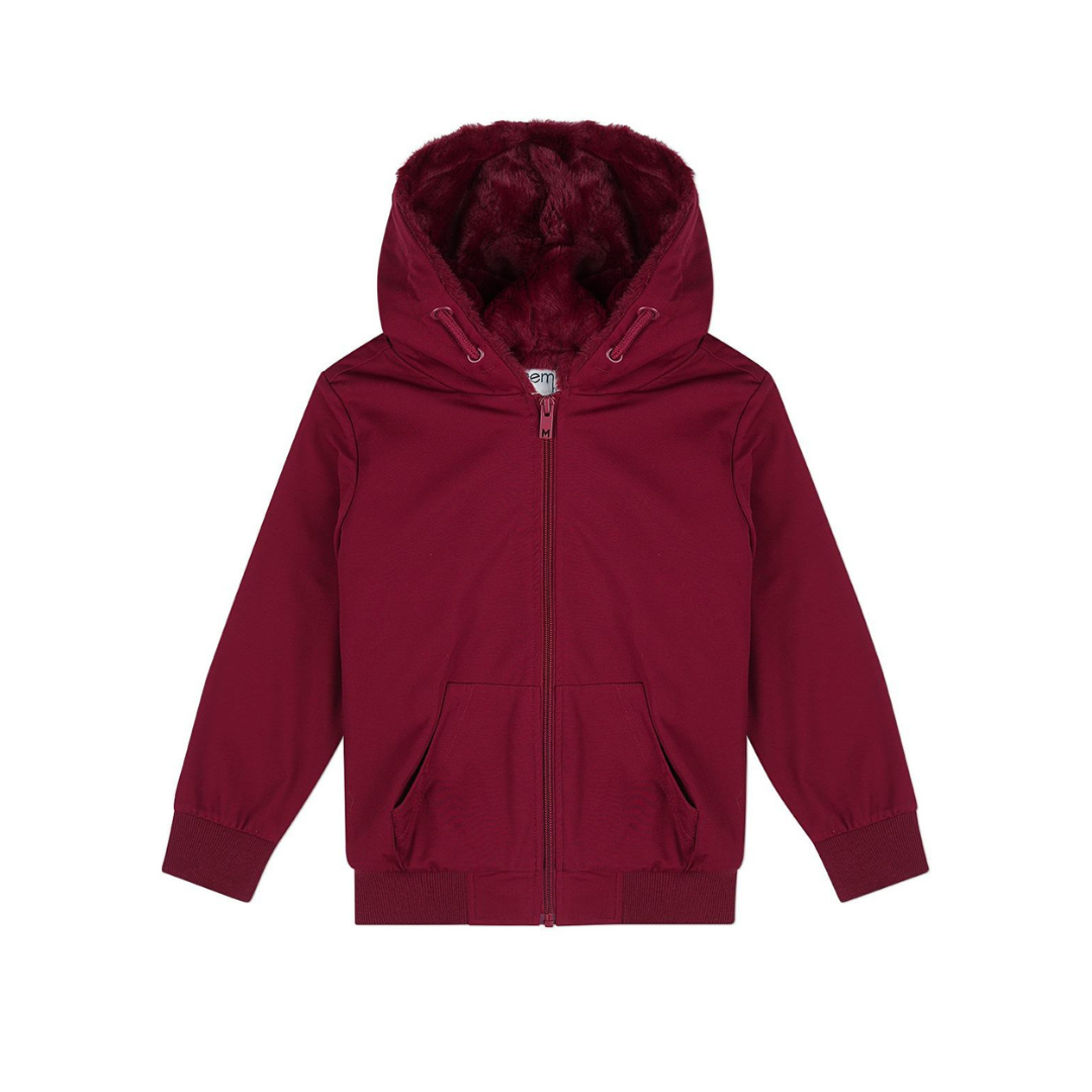 Memoi Boys Faux Fur Zip Up Hoodie - MBJ-005
