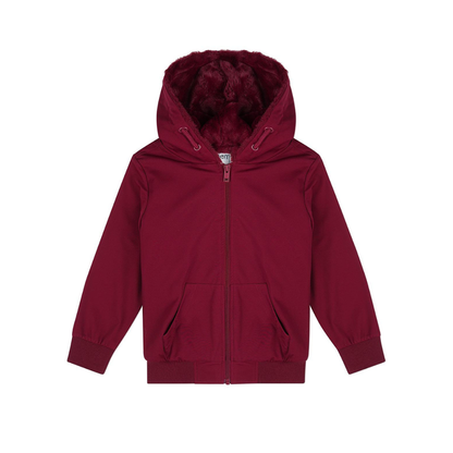 Memoi Boys Faux Fur Zip Up Hoodie - MBJ-005