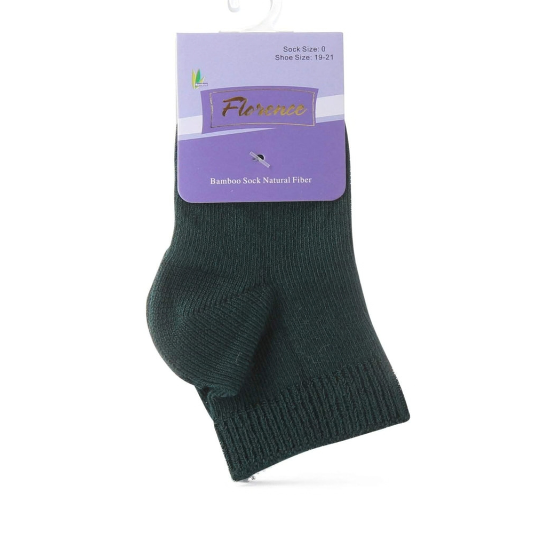 Florence Bamboo Quarter Crew Sock Hunter - 179