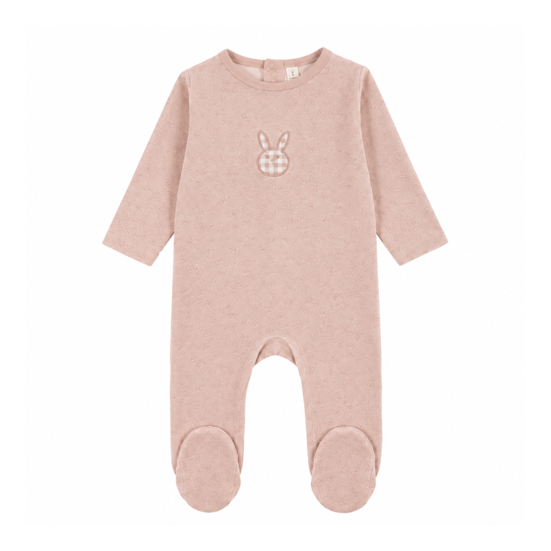 Lilette Velour Snap Down Footie - LTF26LS112F