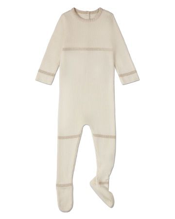 MiniMoi Gold Lurex Footie