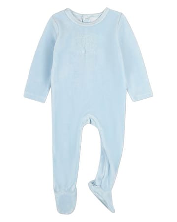 MiniMoi Bunny Meets Chic Velour Footie - IAA10449