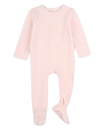 MiniMoi Bunny Meets Chic Velour Footie - IAA10449