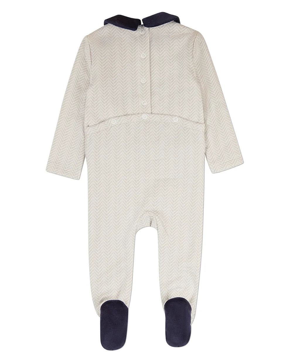 MiniMoi Minimoi Chevron Printed Footie Set - IAA10483-Set