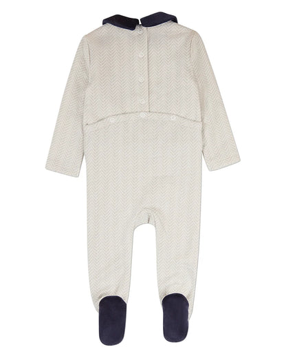 MiniMoi Minimoi Chevron Printed Footie Set - IAA10483-Set