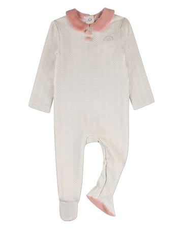 MiniMoi Minimoi Chevron Printed Footie - IAA10483