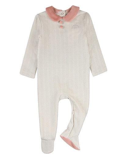 MiniMoi Minimoi Chevron Printed Footie Set - IAA10483-Set