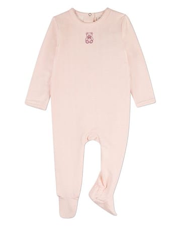 MiniMoi Snuggly Bear Chevron Printed Footie - IAA10486