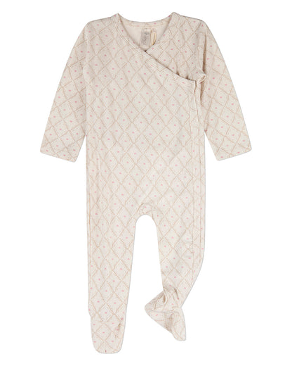 MiniMoi Harlequin Heart All Over Print Footie Set - IAB10427-Set