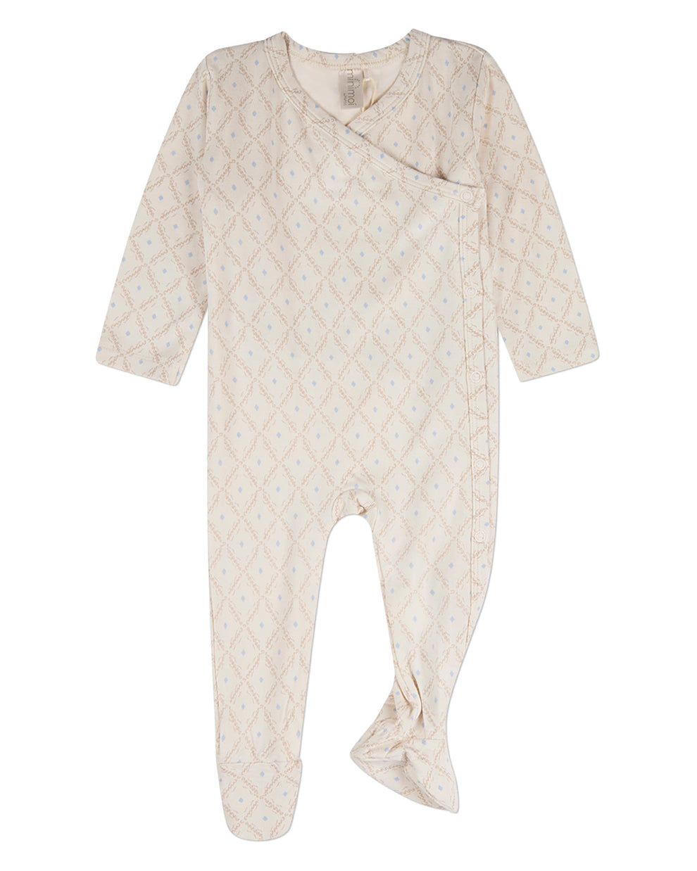 MiniMoi Harlequin Diamond All Over Print Footie Set - IAB10428-Set