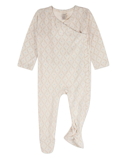 MiniMoi Harlequin Diamond All Over Print Footie Set - IAB10428-Set