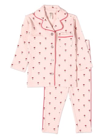 MiniMoi Plant Your Dreams & Grow Happy Pointelle 2 Pc Pajama Set - IBJ09657
