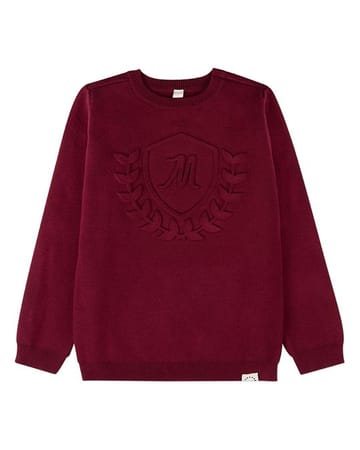 MiniMoi Knit Sweater with Raised Crest - IFP10544