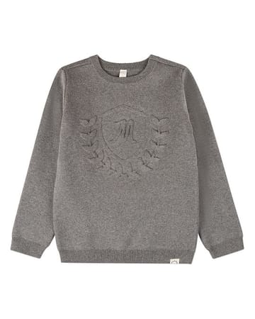 MiniMoi Knit Sweater with Raised Crest - IFP10544