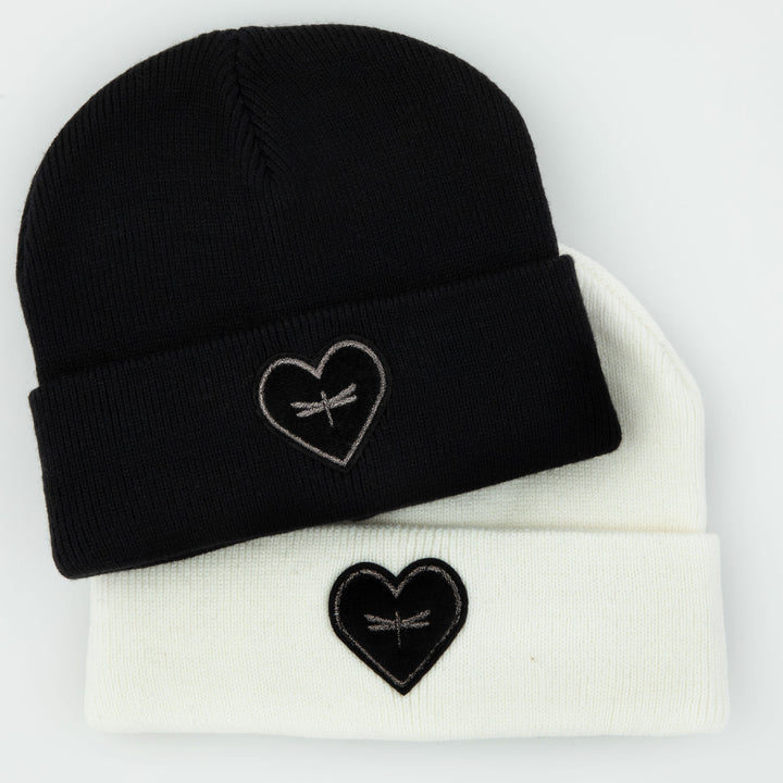 Tal The Gunmetal Heart Beanie - Baby + Child - TAL-80-AYR