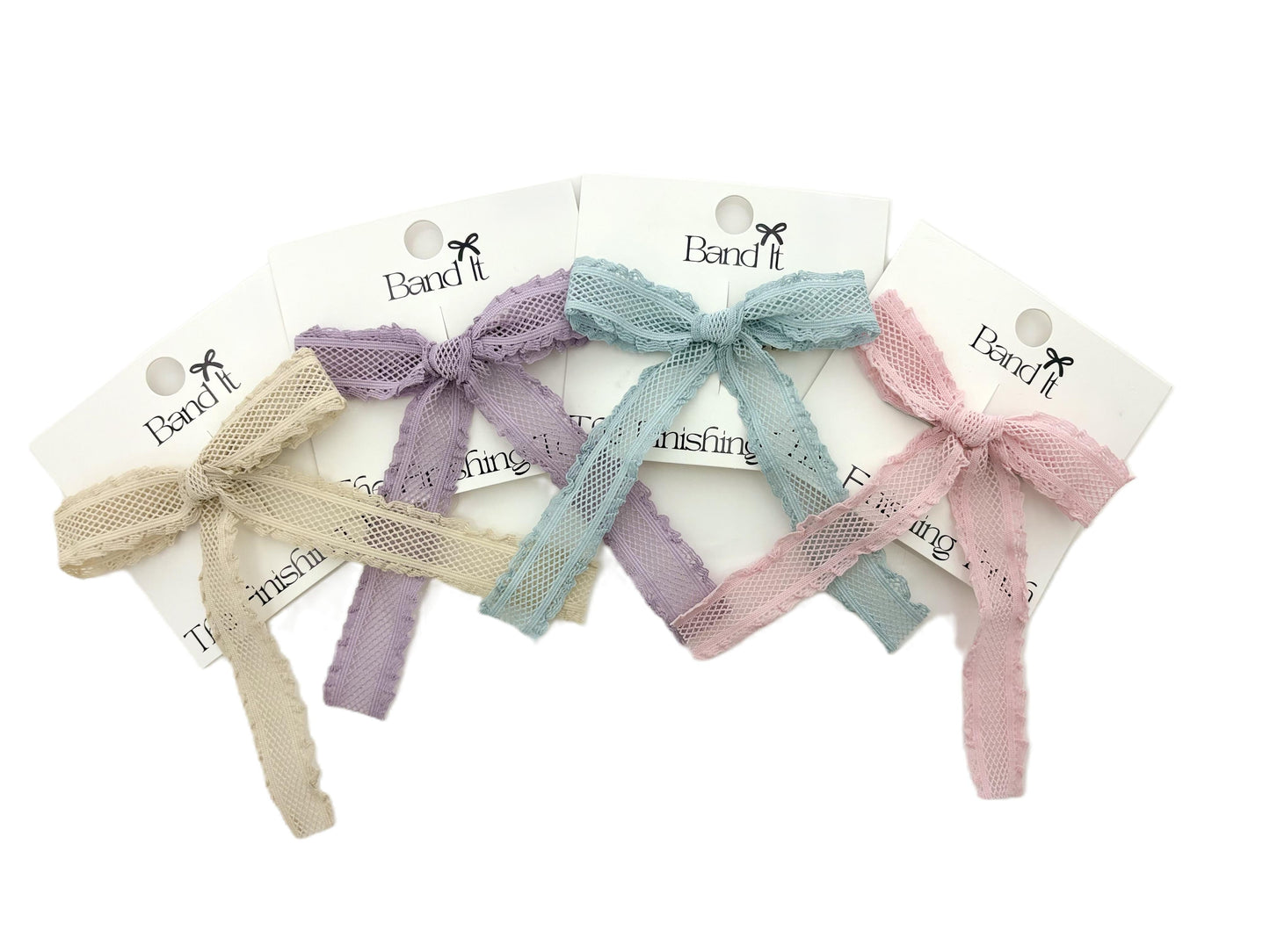 Hp Hair Accessories Diamond Lace Med Bow - MD26S-009MB