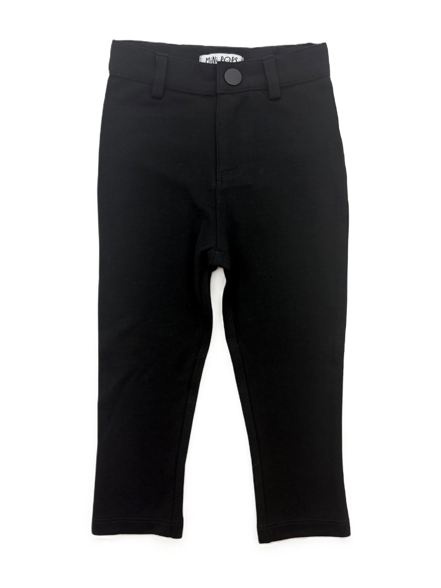 Mini Pops Boys Dress Pants Black - Mp-jh701